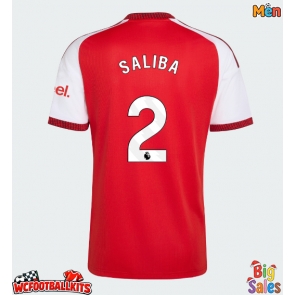Arsenal William Saliba #2 Replica Home Stadium Shirt 2026-27 Short Sleeve